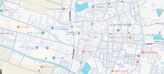 加東市社　第21期　新築一戸建ての地図