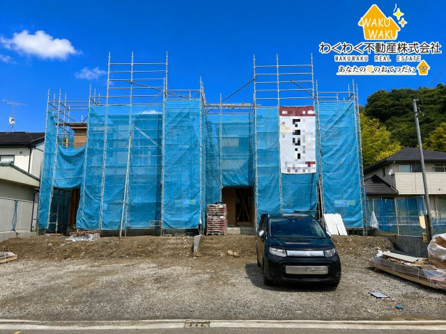 藤枝市藤岡4丁目／2期　新築戸建の外観|全２棟（2026年7月上旬撮影）