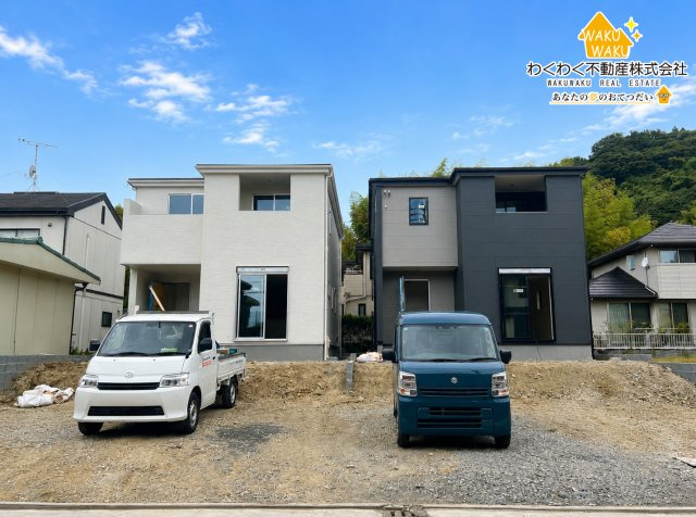 藤枝市藤岡4丁目／2期　新築戸建の外観|全２棟（2026年7月上旬撮影）