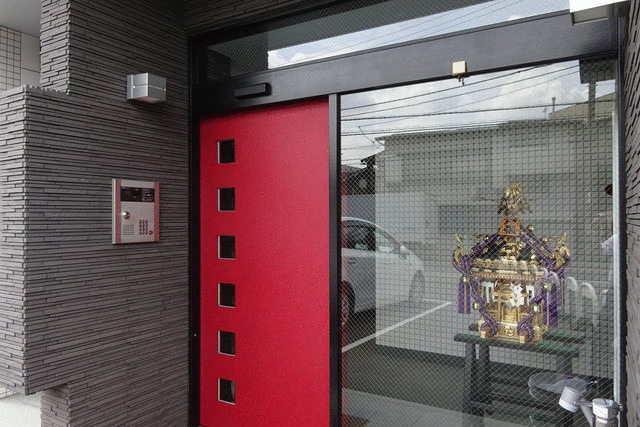 ル・スリールのエントランス