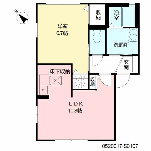 【間取り】 | ソラーレS 