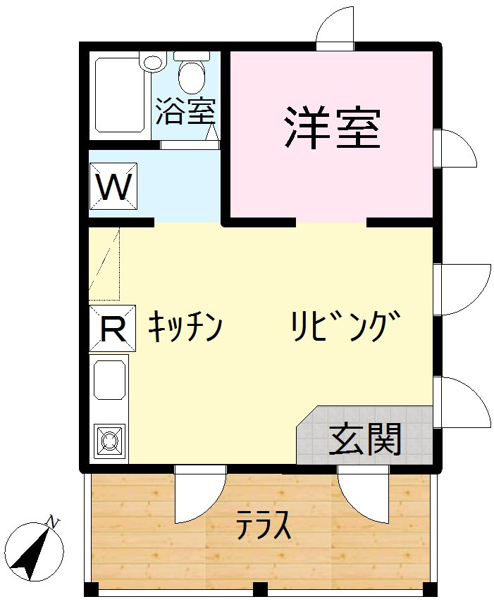 東松山市大字松山中古戸建の間取り
