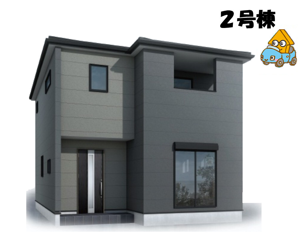 藤枝市藤岡4丁目／2期　新築戸建の外観|全２棟（2026年4月上旬撮影）