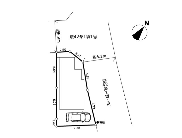 横浜市港南区東永谷1丁目 新築戸建て【仲介手数料無料】の区画図