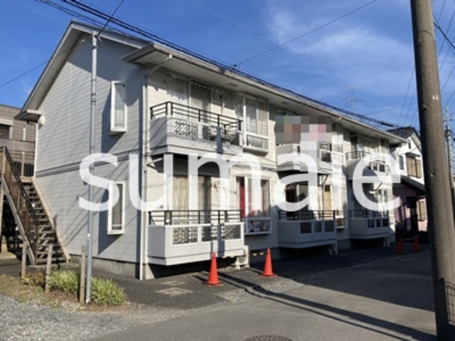 メゾンドールの外観|閑静な住宅地にあるアパートです。