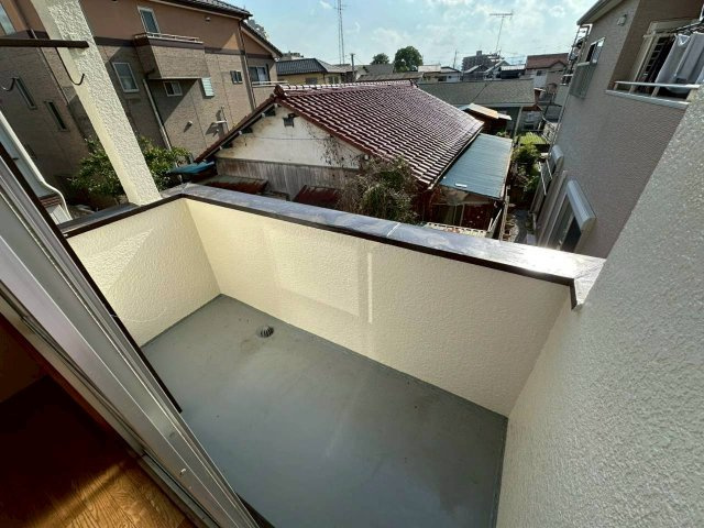 コスモハイツのバルコニー