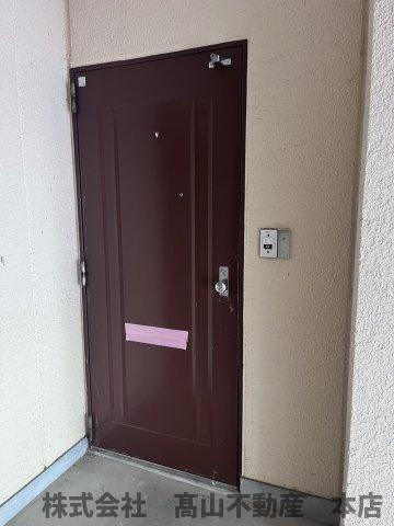 第二コーポ安部の玄関