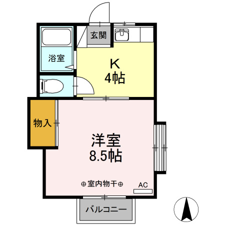 コーポ台太郎の間取り
