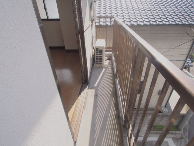 コーポハタナカのバルコニー