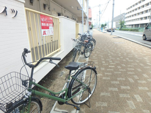 【その他共用部分】 | フタミハイツ | 駐輪場です