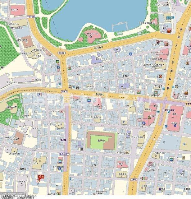 菱和パレス御茶ノ水湯島天神町【おとり物件なし】#学生・社会人にオススメ！初期費用分割払いOK！の地図