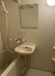大阪市中央区上町１丁目の賃貸マンションの浴室