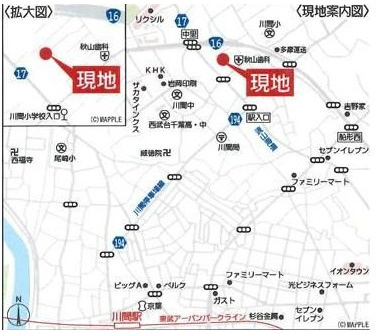 野田市中里第6　売地　4号地　49坪の地図|お問い合わせお待ちしております(^^)/