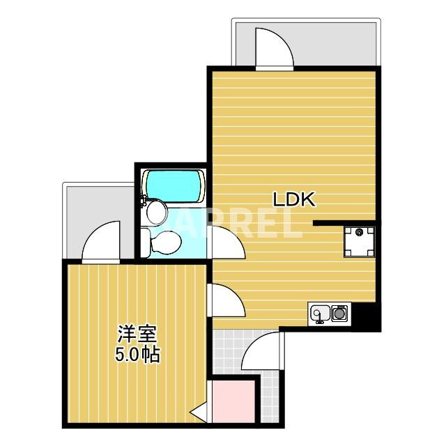 六龍苑岡町の間取り