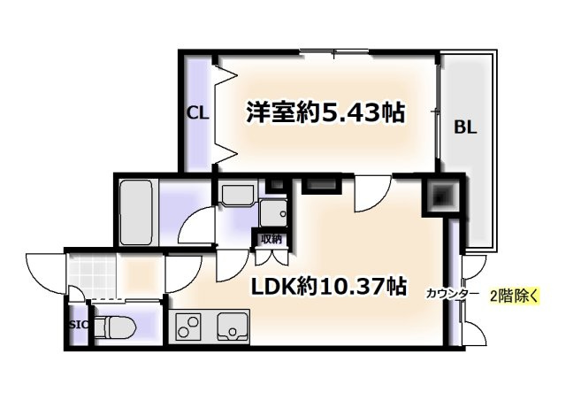 【間取り】 | プレジオ難波ASIAN
