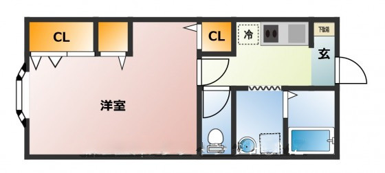日栄ビル【キャッシュバック対象物件】の間取り