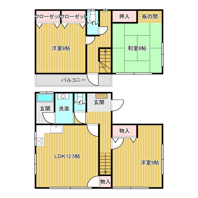 宮和田戸建の間取り