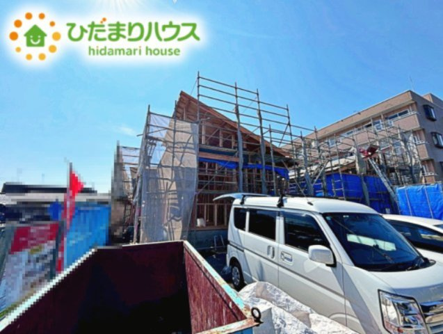【外観】 | 水戸市浜田1期　新築戸建　2号棟 | 南向きで日当たり良好(^^♪