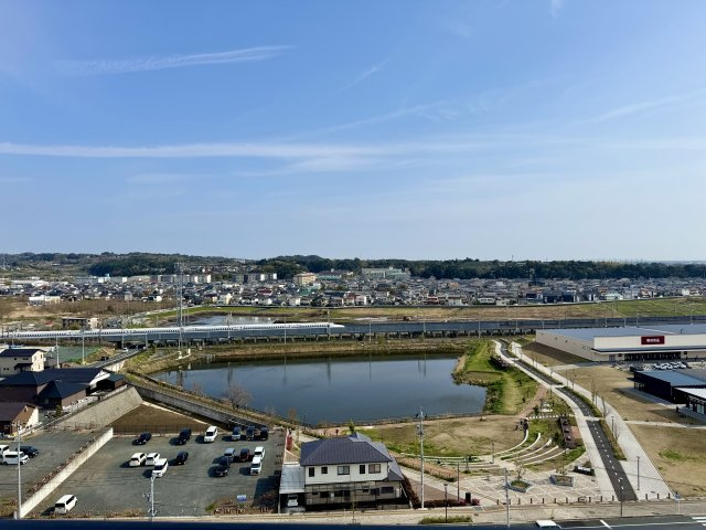 レ・ジェイド袋井駅前の展望|バルコニーからの眺望は日頃の疲れを癒してくれます。