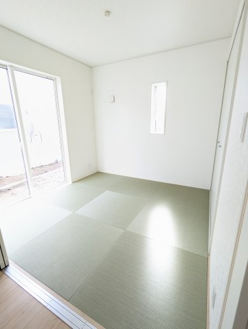ひたちなか市平磯町　第2の和室|リビング隣の和室は、来客用やお子様とのお昼寝にぴったりです