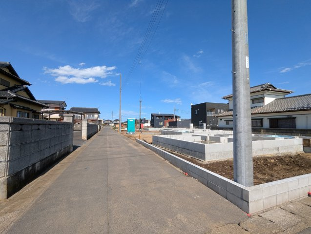 ひたちなか市平磯町　第2の前面道路含む現地写真|前面道路含む現地写真です