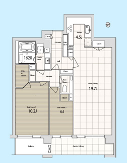 【間取り】 | 麻布霞町パークマンション