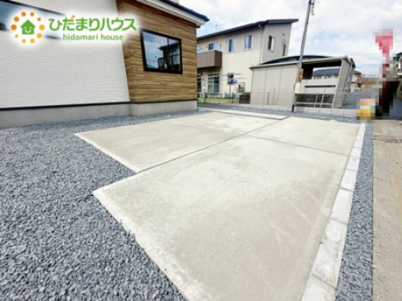 【駐車場】 | 水戸市見川2期　新築戸建 | マイホームなら駐車場代がかかりません。しかも、自宅の駐車場で洗車が出来ます！今までコイン洗車に行っていた手間も省けて、節約にも繋がります(^^♪