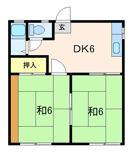 フジハイツの間取り