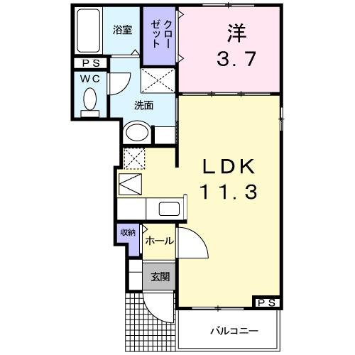 【間取り】 | プラシード　アロッジオ