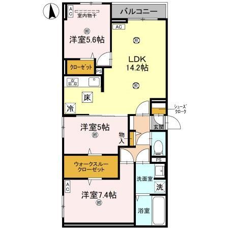 マーレ・カルモの間取り