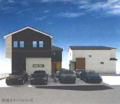 茅ヶ崎市中海岸４丁目　新築戸建全3棟　１号棟の外観パース