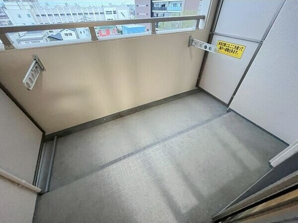 クレスト覚王山のバルコニー