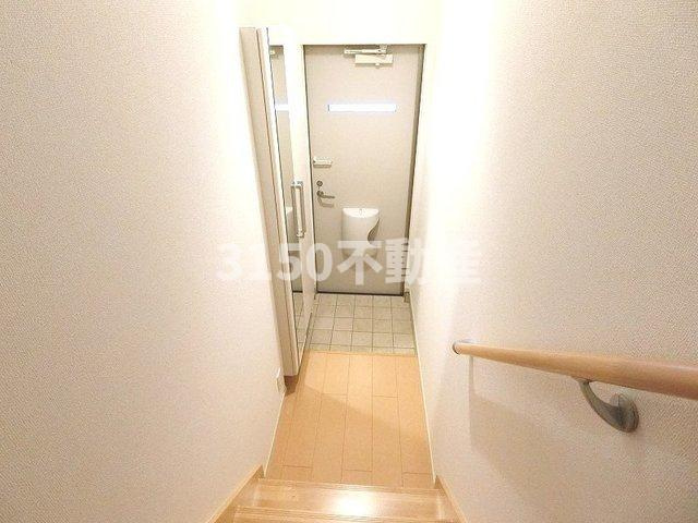 プリムローズＡの玄関