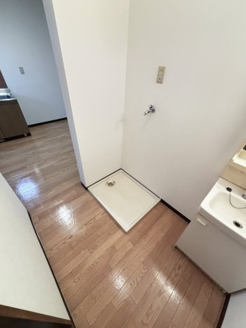 メゾンドアスティの洗面所