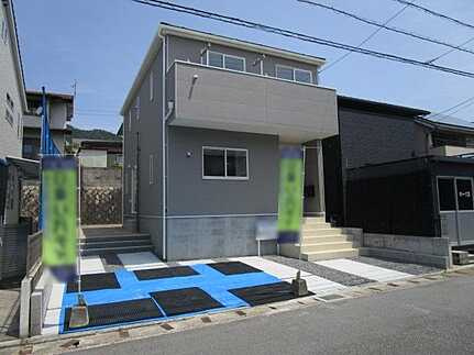 安佐南区安東５丁目の前面道路含む現地写真