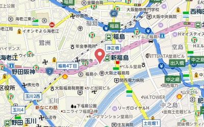 【地図】 | アルグラッド福島EAST