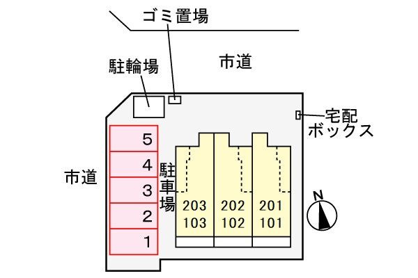 ＯＷＬＣＯＵＲＴ／アウルコートの駐車場