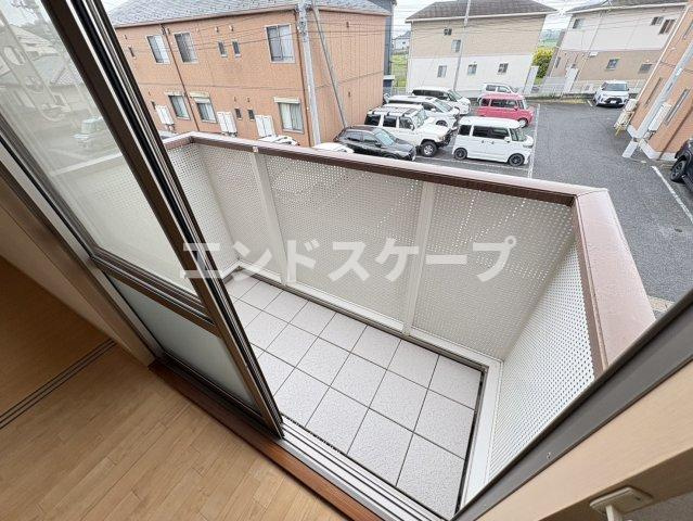 クレシェンテＢのバルコニー|高崎、前橋のお部屋探しはエンドスケープまで！お客様の理想お聞かせ下さい♪