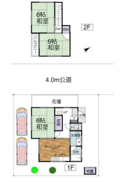 鴻巣糠田中古の区画図