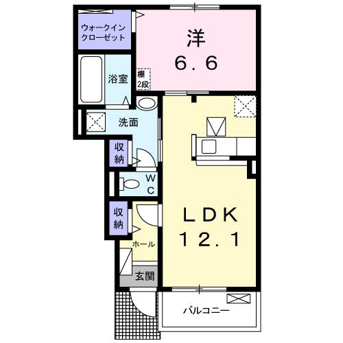 アルコバレーノⅦ　サウスの間取り|※間取りが現況と異なる場合は現況を優先します※
