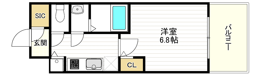 La Douceur北巽の間取り