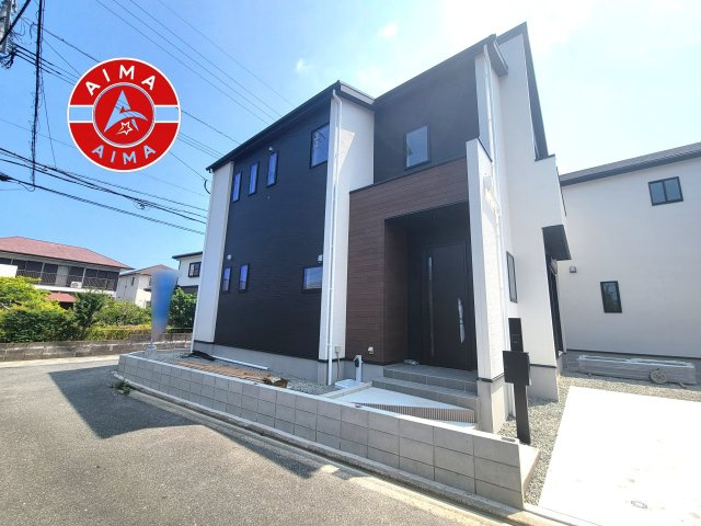 福岡市西区今宿2丁目第1-3棟（2号棟）の外観|デザイン性のある外観です。