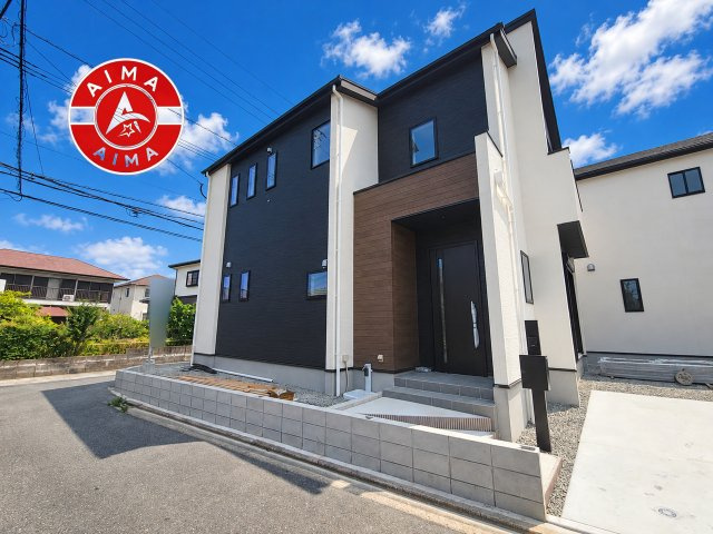 福岡市西区今宿2丁目第1-3棟（2号棟）の外観|デザイン性のある外観です。