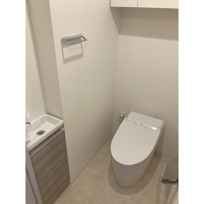 【トイレ】 | ザ・パークハビオ同心 | 落ち着いた色調のトイレです