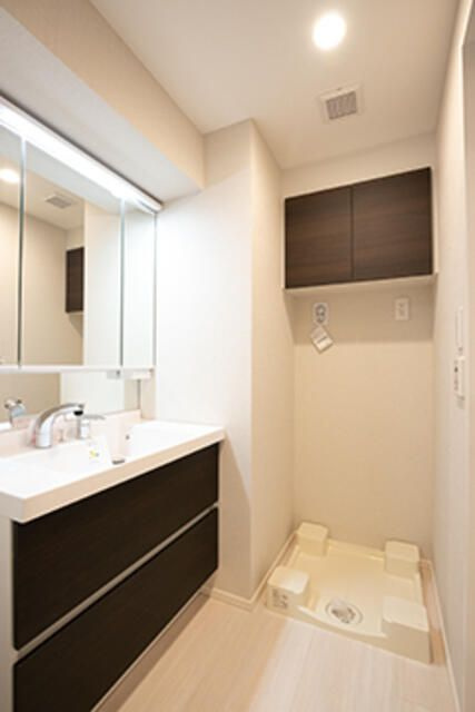 グランパークときわの洗面所