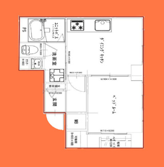 【間取り】 | ルックハイツ北新宿壱番館