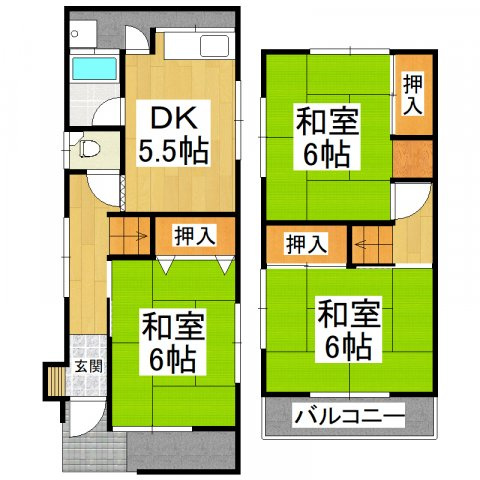 【間取り】 | 堺市美原区南余部263-26