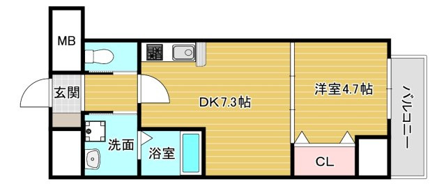 グランビア深井の間取り