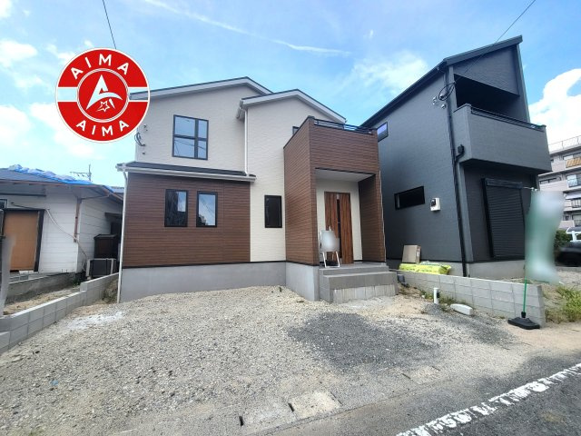 春日市須玖南5丁目第2-2棟（1号棟）の外観|デザイン性のある外観です。