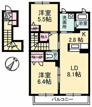 シャーメゾンプランドールの間取り
